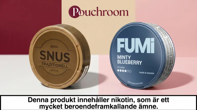 Snus vs Nikotinpåsar