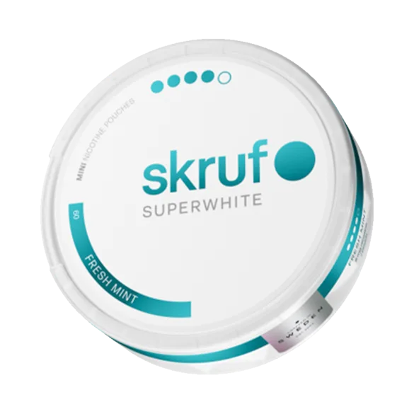 Skruf Superwhite No.60 Fresh Mint Mini 8mg - Bild 4