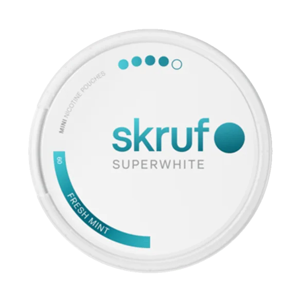 Skruf Superwhite No.60 Fresh Mint Mini 8mg